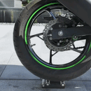 Easy Motorcycle Wheel Cleaning Roller Stand