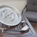 Fire Pit Stainless Steel Burner Ring Installation Kit