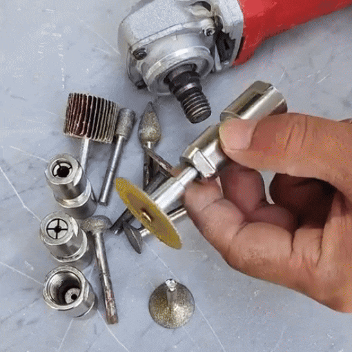 Angle Grinder Extension Shaft Set