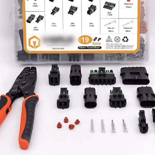 1/2/3/4/6 Pin Weatherpack Connectors Kit