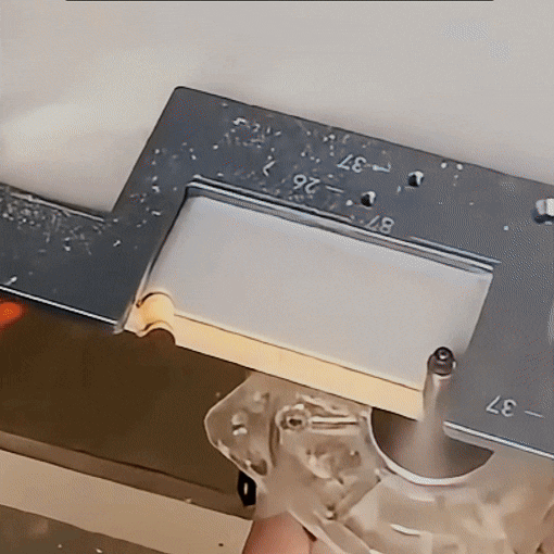 Invisible Embedded Handle Slotting Template