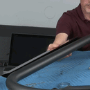 Clamp-on Ladder Rack Wind Deflector