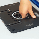Router Table Insert Plate with Dust Collection Hood