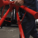 Heavy-Duty Medium Profile Pin Type Adjustable Jack Stand