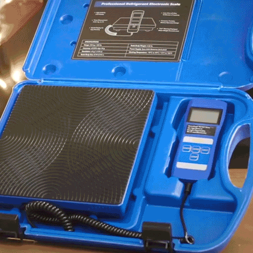 Electronic Refrigerant Charging Scale with Bluetooth