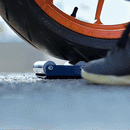 Motorcycle Wheel Cleaning Stand