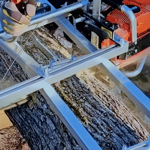 Chainsaw Mill and Rail Mill Guide System Complete Kit