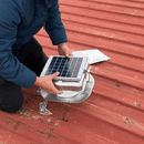 Solar-Powered Shipping Container Vent