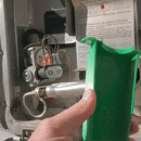 RV Water Heater Drain Funnel