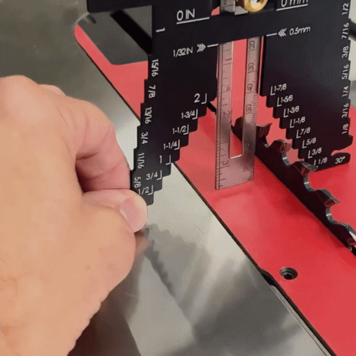 Universal 5-in-1 Step Depth Gauge for Woodworking