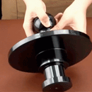 Gooseneck Ball to 5th Wheel Adapter with Lube Plate