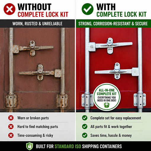 Heavy Duty Shipping Container Door Lock Parts