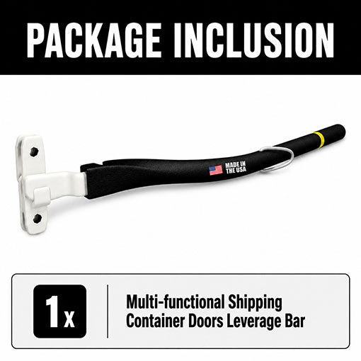 Multi-functional Shipping Container Doors Leverage Bar