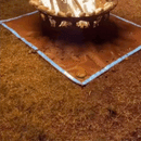 Outdoor Portable Fire Pit Mat for Under Grills
