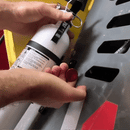 Quick Release Fire Extinguisher Mount