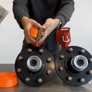 Shipping Container 8-Lug Wheel Axle Kit