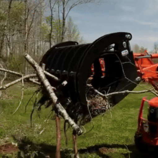 Tractor Bucket Hay Bale Spear Frame Attachment
