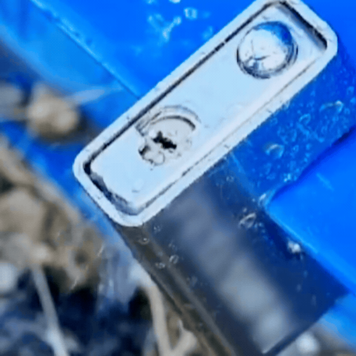 Heavy-Duty Aluminum Core Shipping Container Padlock