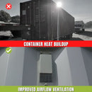 16-Pack Shipping Container Air Vent Kit