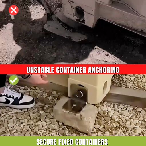 4Pcs Shipping Container Anchors