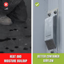 8-Pack Shipping Container Air Vent Kit