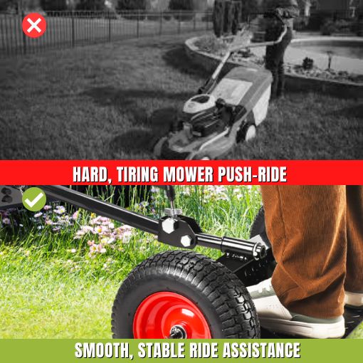 Adjustable Lawn Mower Wheels Sulky