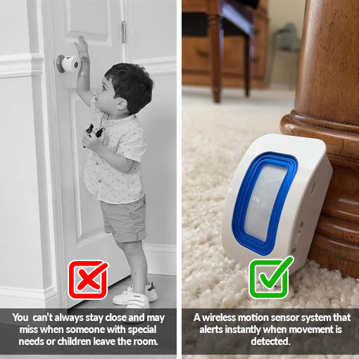 Caregiver Wireless Motion Sensor and Pager