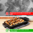 Cast Iron Shrimp Grill Pan