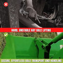 Clamp-on Tractor Bucket Hay Spear Attachment