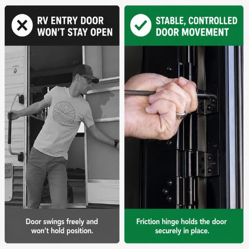 RV Entry Door Friction Hinge Kit