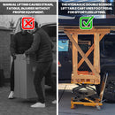 Hydraulic Double Scissor Lift Table Cart