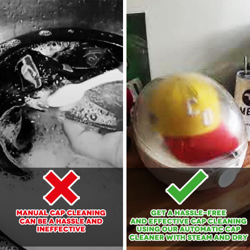 Automatic Cap Cleaner with Steam and Dry ~ 2simpleagency.com
