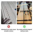 Dual Sided Shelf Pin Jig