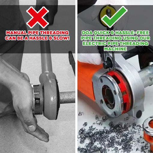 Electric Pipe Threading Machine