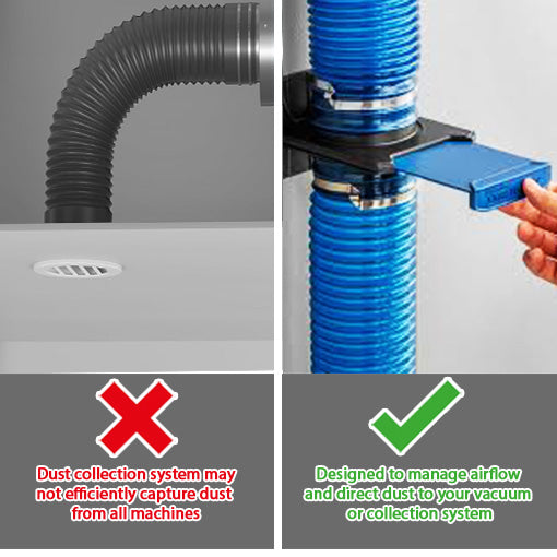 Wall Mounting Blast Gate with Bracket