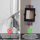Complete Door Hinge Installation Template Kit