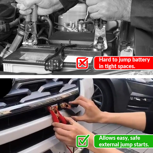 Heavy-Duty Remote Battery Jump Post Kit