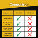 Drill-Powered Spray Can Paint Shaker Mixer Set