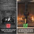 Fireplace Damper Open/Closed Sign