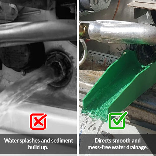 RV Water Heater Drain Funnel