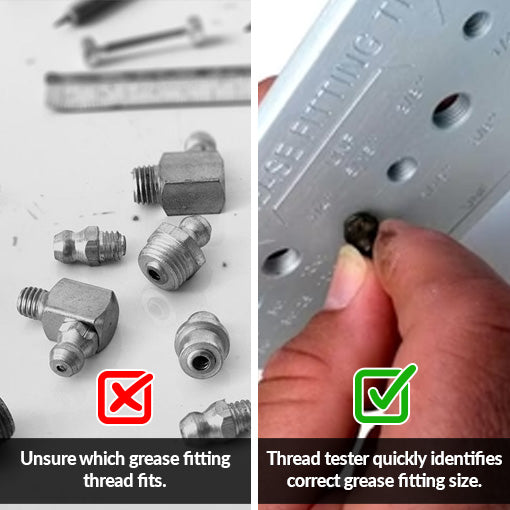 Grease Fitting Thread Tester
