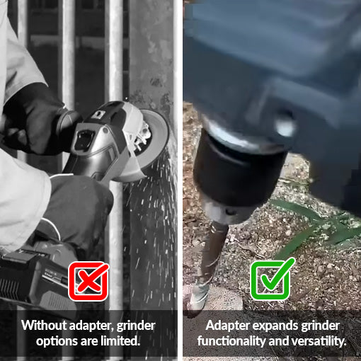 Angle Grinder Extension Shaft Set