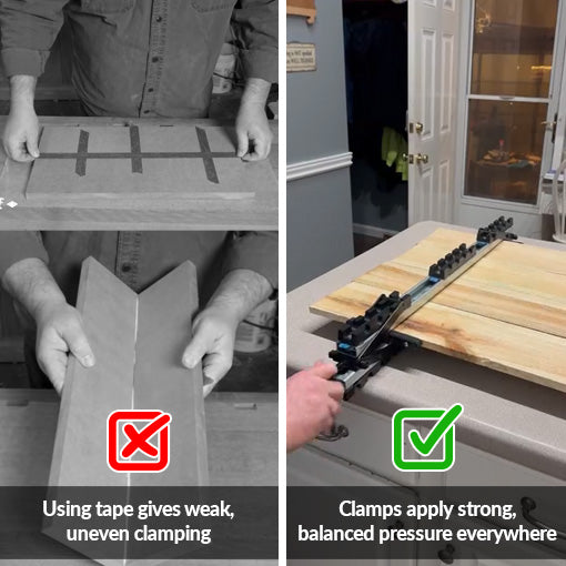 4-way Pressure Clamp Set