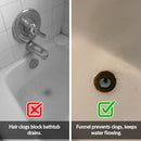 No-Hair Catch Bathtub Drain Funnel