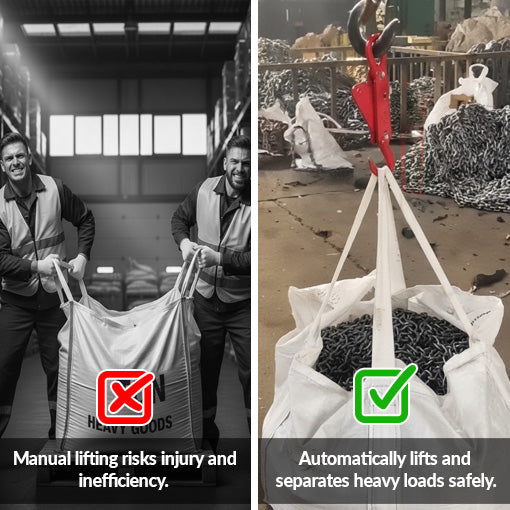 Self-Dumping Lifting Hook