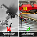 Electric Hoist 6 Wheel Trolley