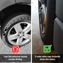 32-35 PSI Easy-to-Read Car Tire Pressure Indicator Caps