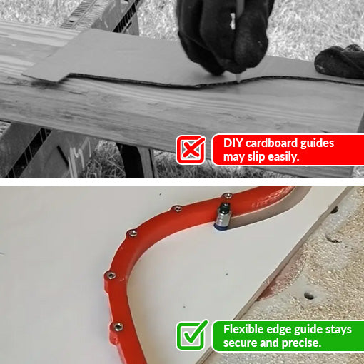 Flexible Router Edge Guide