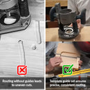 Quick-Change Router Template Guide Adapter Kit