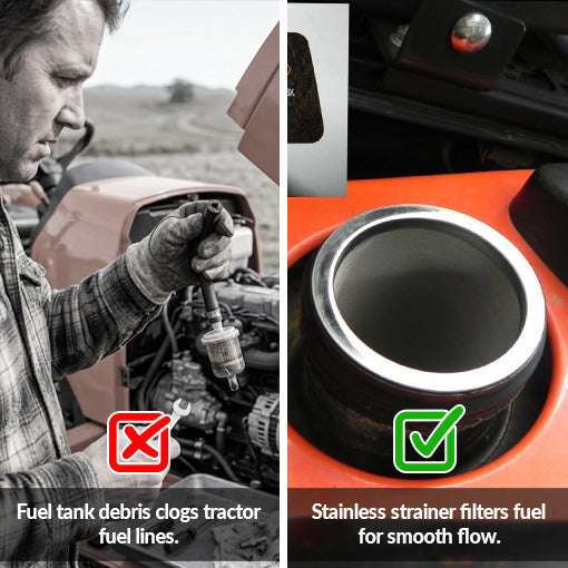 Tractor Fuel Tank Filter Strainer Replacement